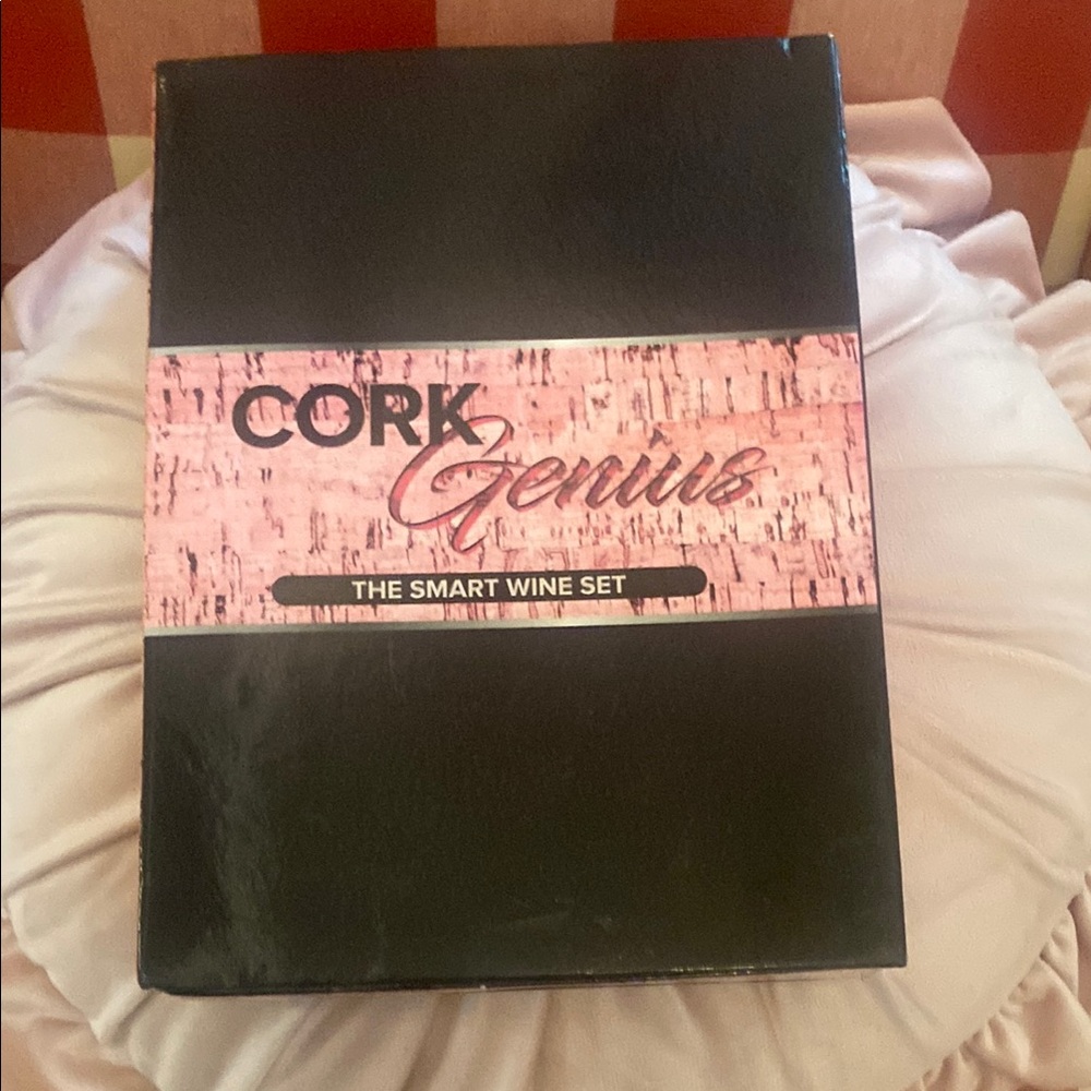 Cork Genius Smart Wine Set Rose gold never used 🎀